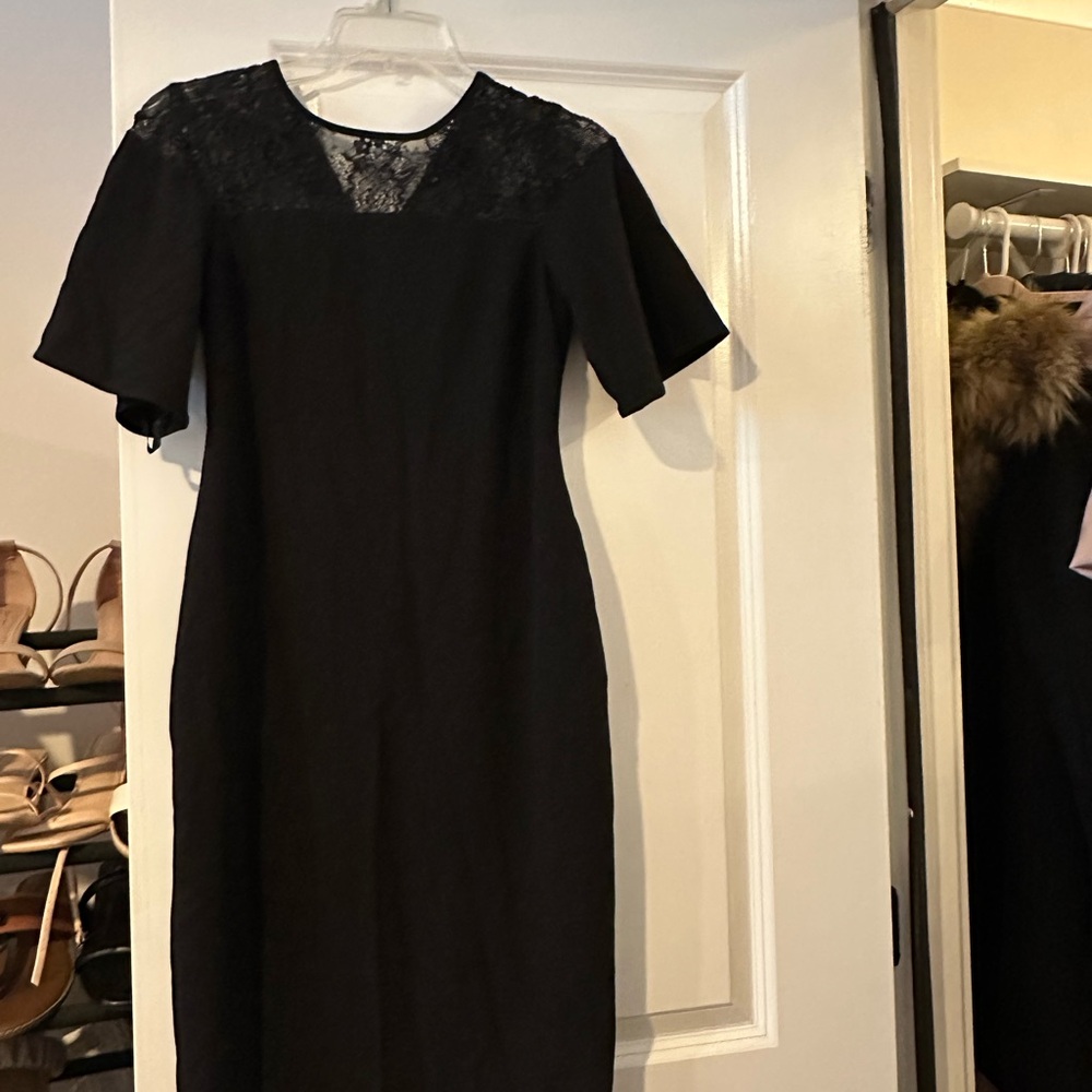 Elegant Black Lace Dress Calvin Klein